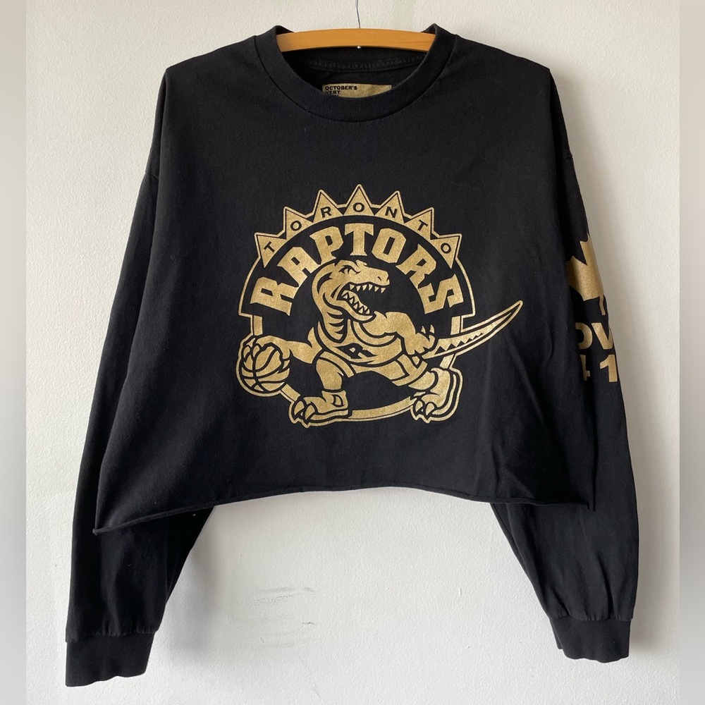 OVO x Raptors Drake NBA 2014 Cropped Long Sleeve